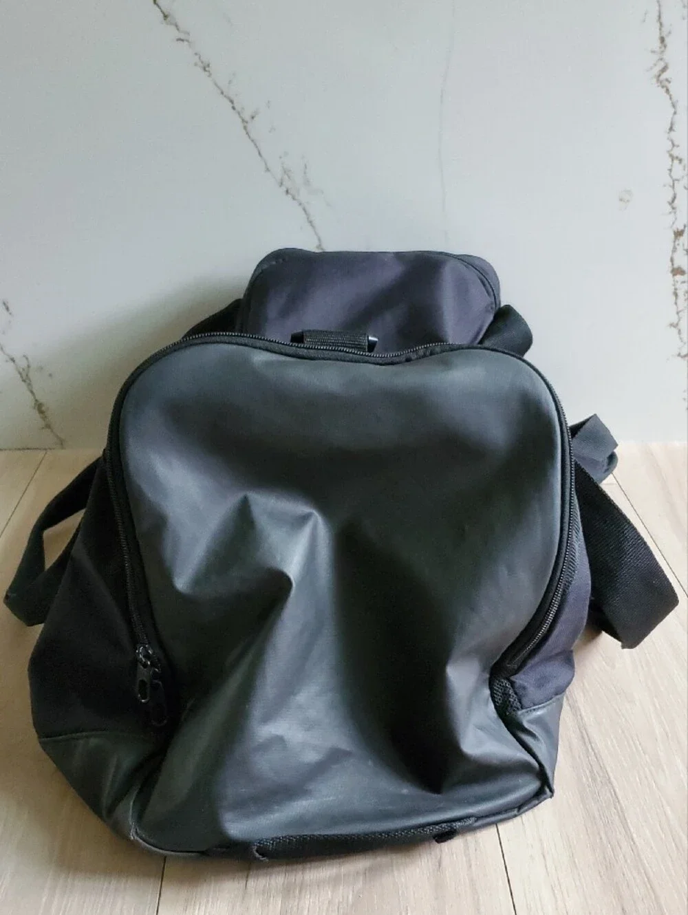 Nike‎ Black Duffel Bag with White Swoosh
